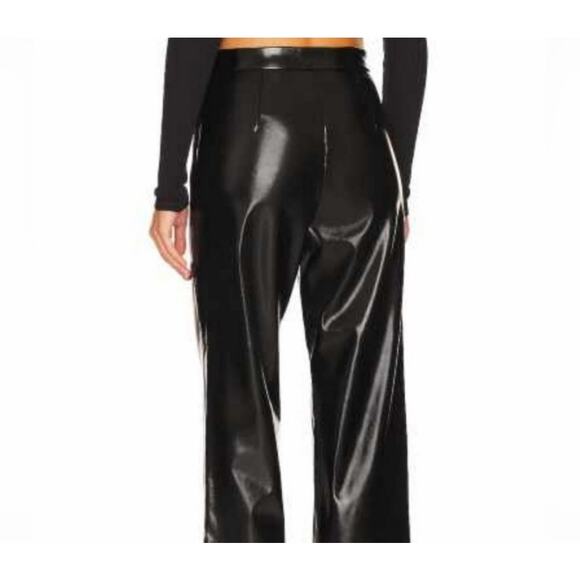 NWT Blank NYC The Baxter Black Faux Leather Ankle Pants High Rise 26 - Picture 14 of 14
